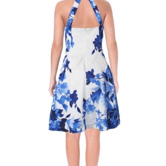 Ralph Lauren Womens Teva Neroli Floral Print Sleeveless Cocktail Dress - Picture 4 of 4
